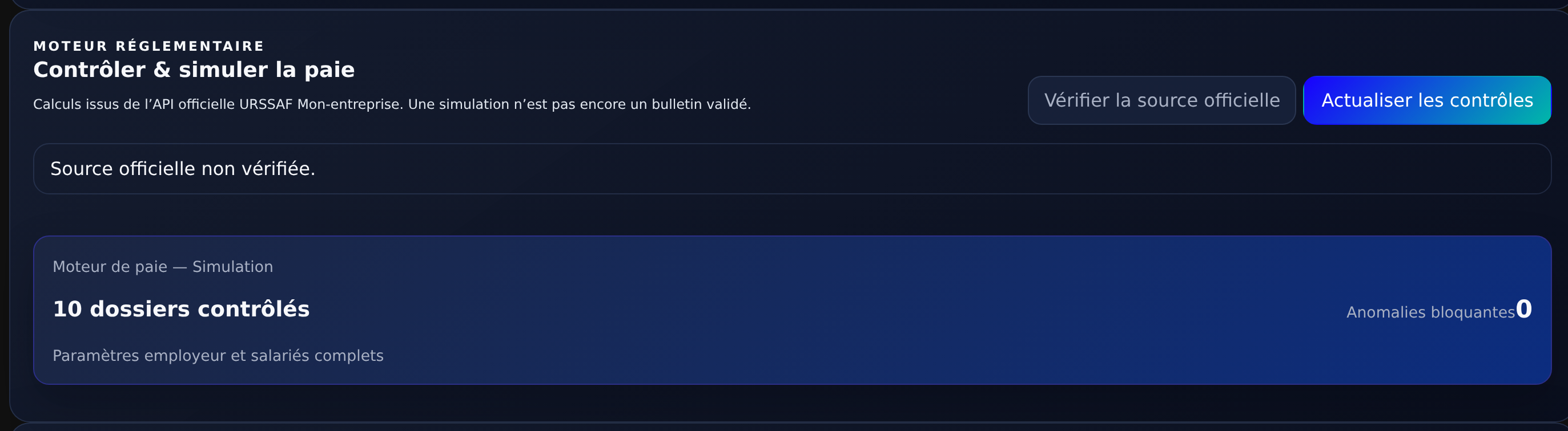Moteur de paie du SaaS Comptabilité
